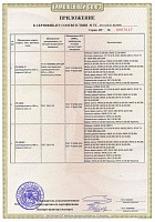 Сертификат Таможенный союз Приложение 1